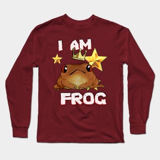 I am frog (with crown) Long Sleeve T-Shirt